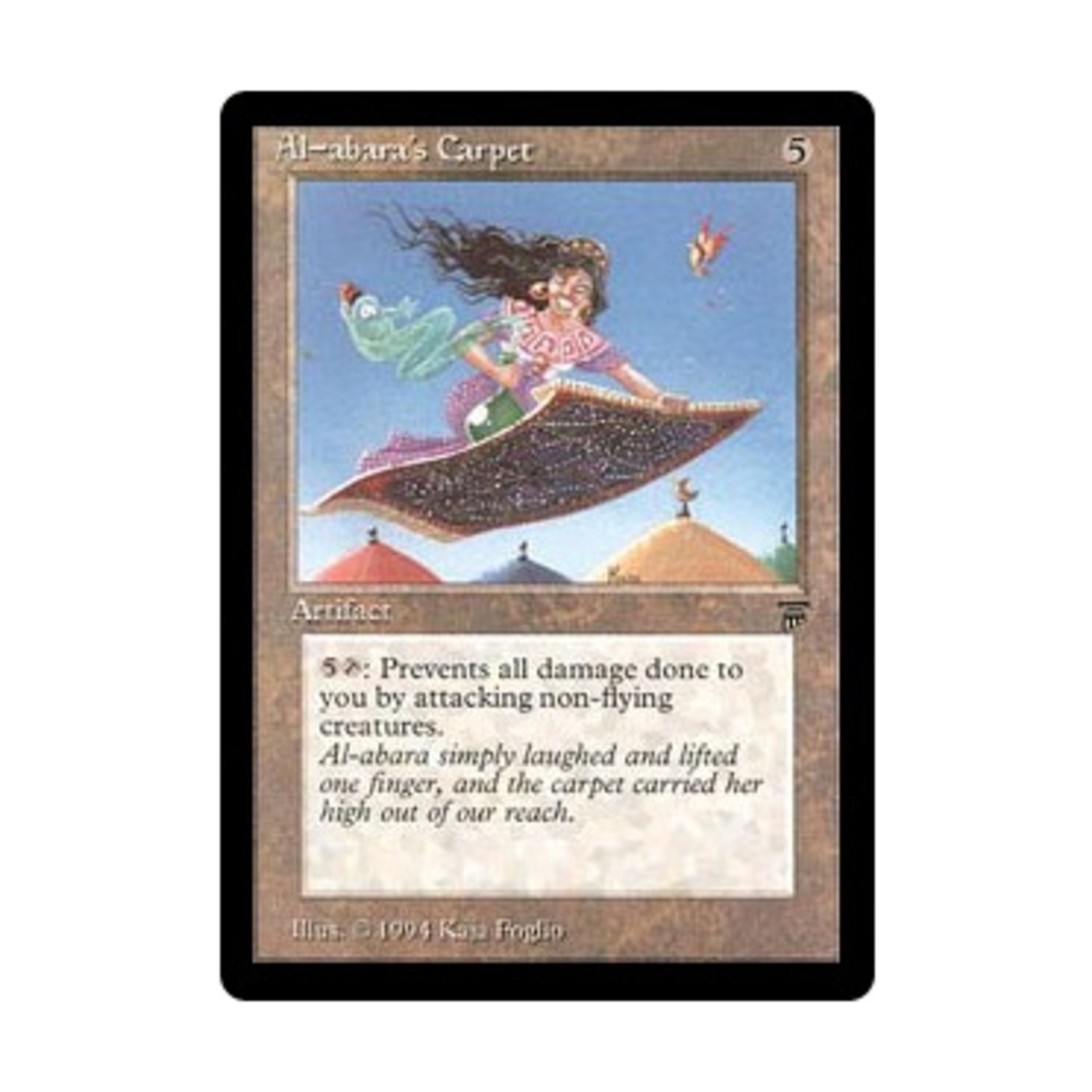 WotC MtG Legends Al-abara's Carpet (R) Fair+