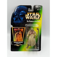 Star Wars Power of the Force Tusken Raider Action Figure Kenner 1996 Green Card