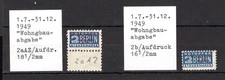 franz. Zone Zwangszuschlagmarken MiNr. 2 a + 2 b postfrisch (Z0545