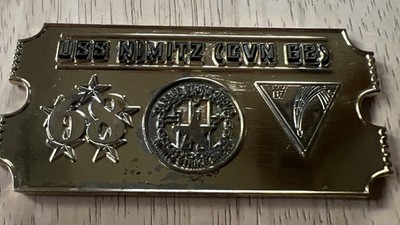 USS Nimitz (CVN 68) FCPOA Mess Challenge Coin Covid Cruise 2020 