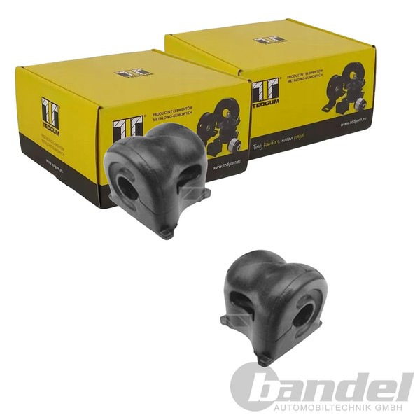 2X Tedgum 18Mm Stabilager Gummilager Stabi Innen Vorne Passend FüR Honda Civic-image