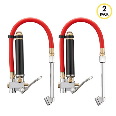 #ad Heavy Duty Tire Pressure Gauge with Inflator Dual Head Air Chuck 10 120 PSI $19.99