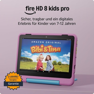 Amazon Fire HD 8 Kids Pro-Tablet (Neueste Generation), für Kinder von 6-12 J. | 
