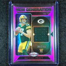 2024 Certified Football MICHAEL PRATT New Generation Rookie Jersey Pink 201/299