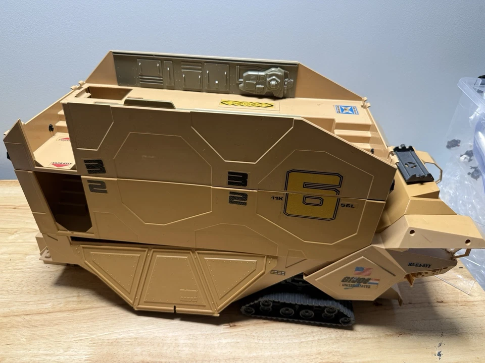 Vintage 1987 G.I. Joe ARAH Mobile Command Center MCC Hasbro, incompleto como está Foto 2 de 4