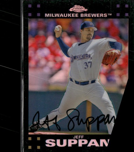 2007 Topps Chrome Jeff Suppan #191 card