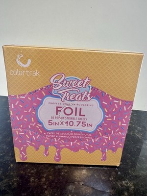 NEW Colortrak Sweet Treats Professional Hair Coloring Foil 50 Pop Up Sheets