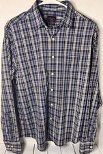 UNTUCKit Men’s Long Sleeve Shirt-High Quality Button Up w/Pocket in Size Medium
