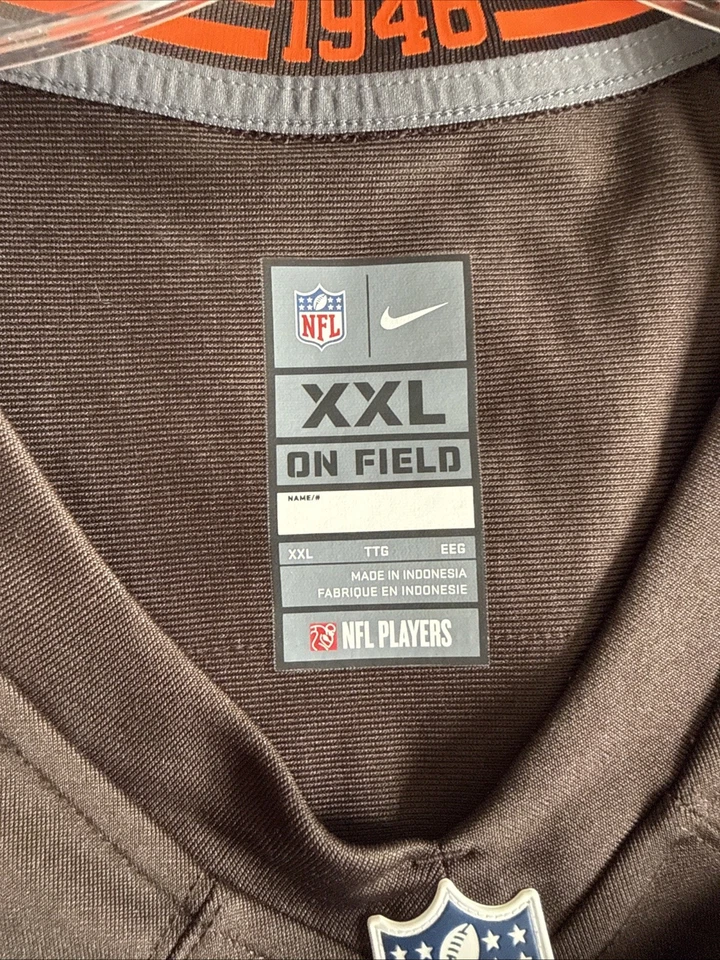 Camiseta para hombre Nike Cleveland Browns Clay Matthews #57 oficial retirada de la NFL talla 2XL Foto 4 de 4