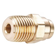 Parker 68Ptc-12-12 Strt, Brass, Push-Fit3/4In, Mnpt3/4In