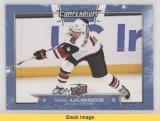 2017-18 Upper Deck Compendium Blue Niklas Hjalmarsson #614 READ s9z