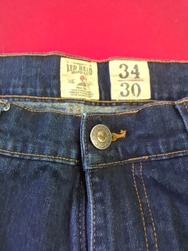Redhead Jeans 34x30 Mens 100percent Cotton Top Quality Bass Pro Shops