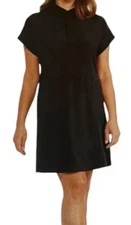 Womens Hi-Tec Black Short Sleeve Active Comfort Dress, Size Medium Adjustable