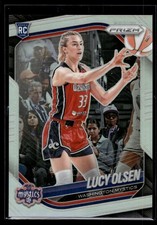 Lucy Olsen 2025 Panini Prizm WNBA Silver Prizm Card #104