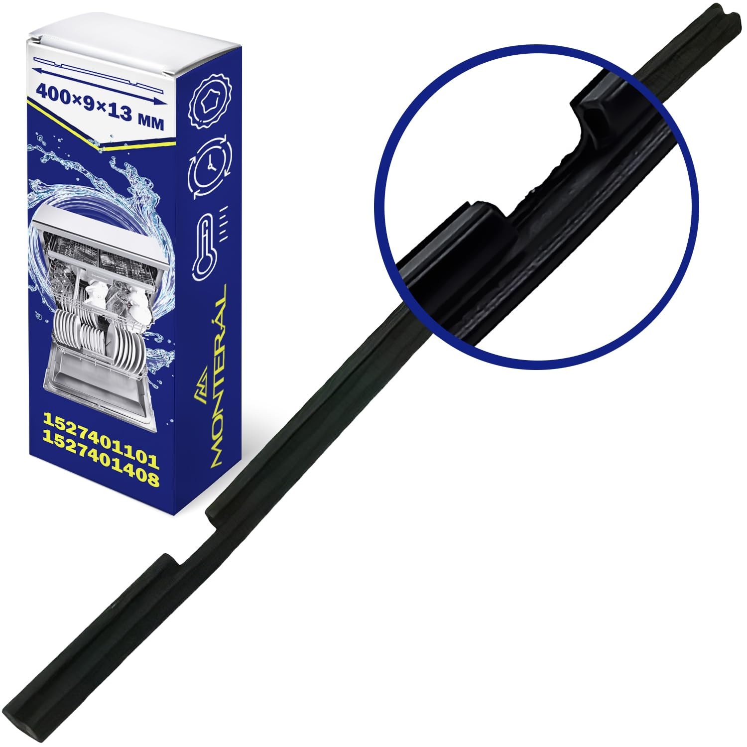 Joint de porte de lave vaisselle 400 mm étanche et résistant réf 152740110/1