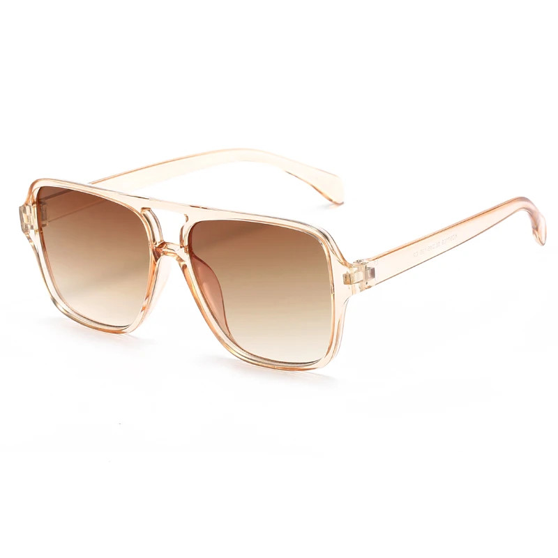Hiking Fashion New Classic Rectangular Frame Anti Light Glassess Women INS Style