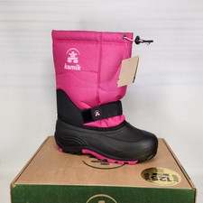 Size 4 Big Kids - Kamik Rocket - WATERPROOF / INSULATED - Magenta