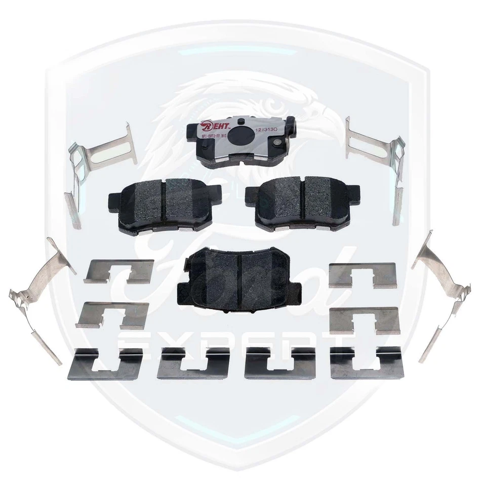 Kit de pastillas de freno delanteras y traseras premium OE para Honda Accord 2003-2007 Foto 3 de 4