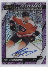 2024-25 O-Pee-Chee Platinum Violet Pixels 92/99 Adam Ginning #R-AG Auto 5b7
