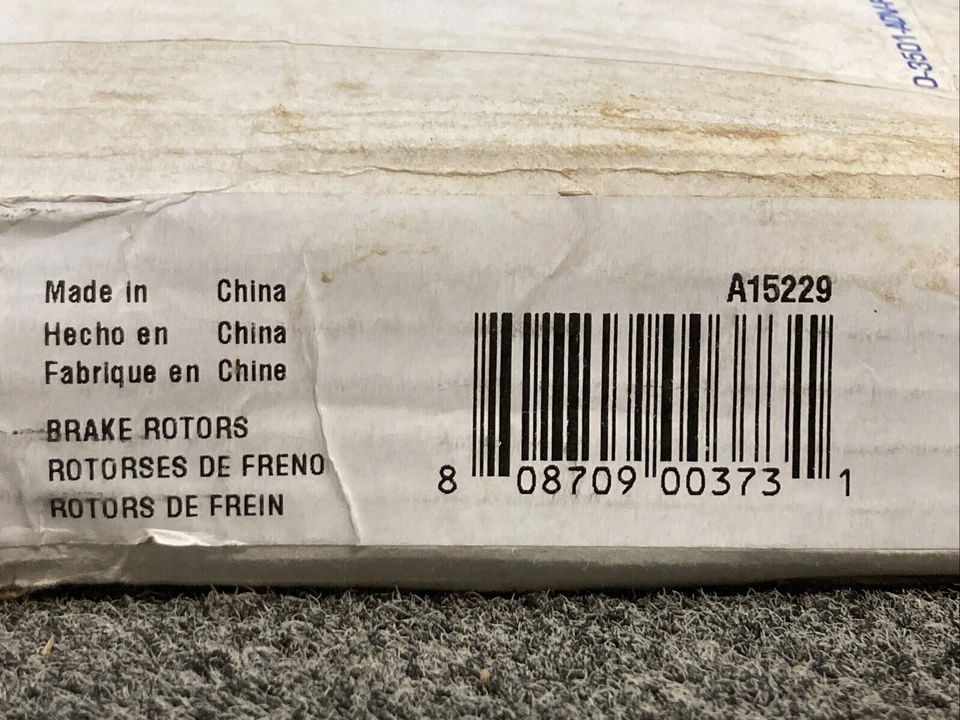 NEW GENUINE ACDELCO ADVANTAGE A15229 BRAKE ROTOR REAR FORD MERCURY COUGAR - Image 2 of 4