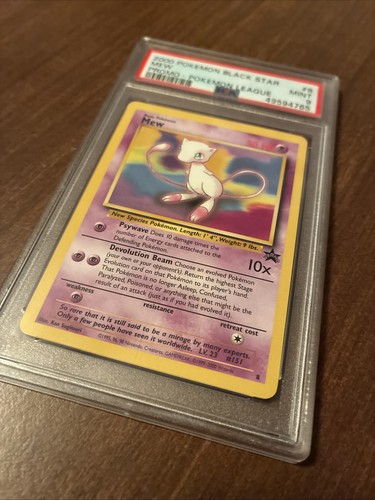 Pokemon Black Star Mew Promo League #8 PSA 9 Mint 2000