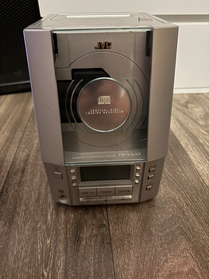 Sistema estéreo compacto JVC modelo CA-FSV100 raro de colección probado Y2K funcionando leer   Foto 3 de 4