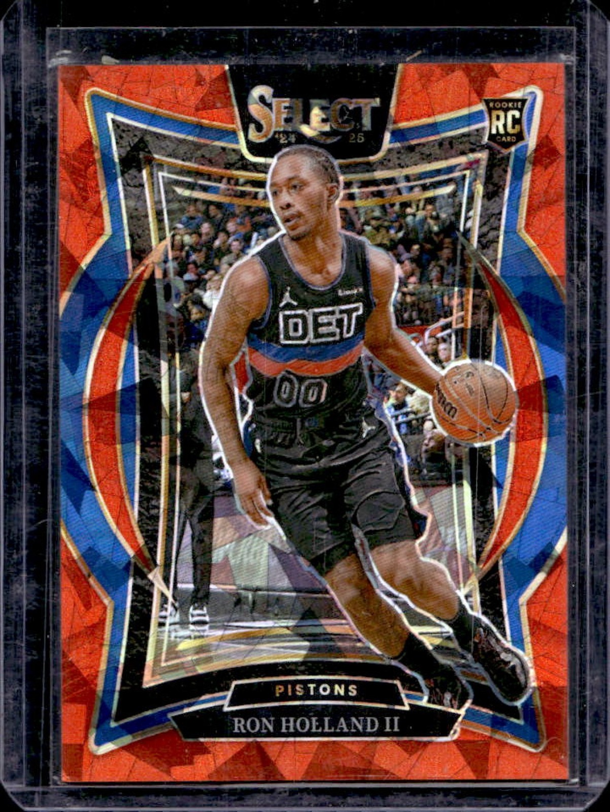 2024-25 Select Ron Holland II Concourse RC Orange Cracked Ice Prizm #253/275