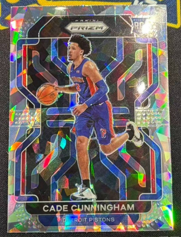 Cade Cunningham 2021-22 Panini Prizm Ice RC Pistons #282