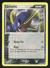 Pokemon Carvanha 56/107 Common Deoxys (LP)