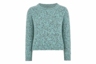 Divided by H&M Damen Pullover Pulli Größe 8 Mehrfarbig Rundhals Langarm