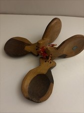 VTG Mexican Wooden Castanet Made In Mexico. Good Condition