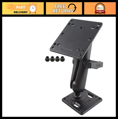 Dual VESA Mount with C Size Ball, 75x75mm & 100x100mm - Adjustable Monitor Stand
