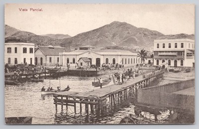 Vista Parcial Pier Harbor S Vicente Cabo Verde Union Bazar