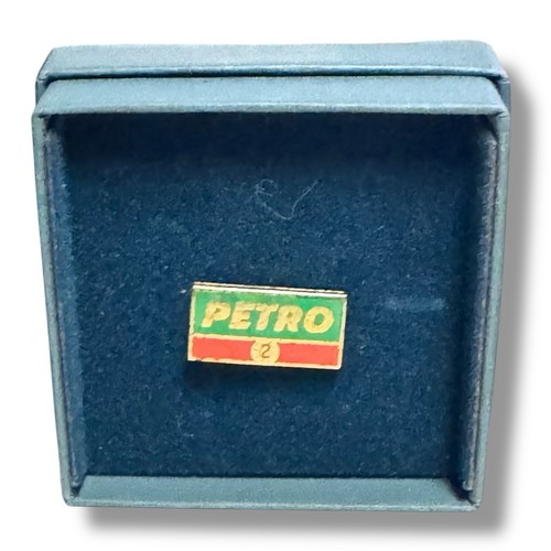 Petro Crest Tackett année 1 2 et 3 broche vintage de collection huile gaz attache broche 24K GP - Photo 3 sur 15