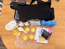 Medela Pump In Style Double Electric Breast Pump Kit w/ Bottles, Shields, Bag