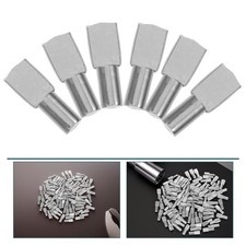 100 Pcs Stainless Steel Shelf Pegs Support for Bookshelf Adjustable Pins