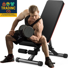 Adjustable Weight Bench for Home Gym, Foldable Incline Workout Bench Press with