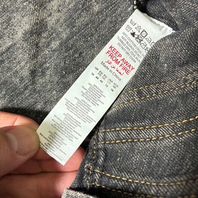 PrettyLittleThing Shape Brown Denim Lace Up Front Corset Top Womens Sz.12