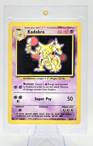 1995 dark kadabra pokemon card value Kadabra 1995