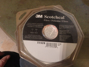 4E- NOS SCOTCHCAL striping tape- # 72328- 5/16" X 150 ft.   pewter
