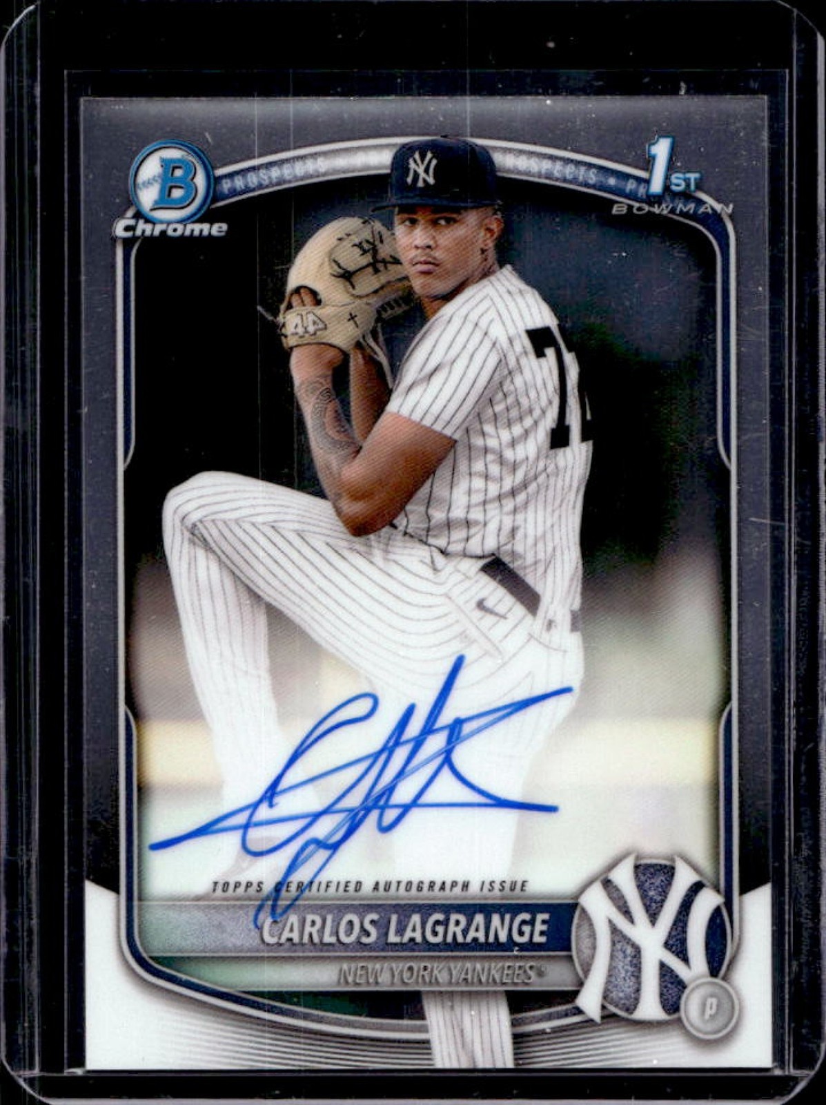 2025 Bowman Chrome Carlos Lagrange Auto 1st #CPA-CL Yankees