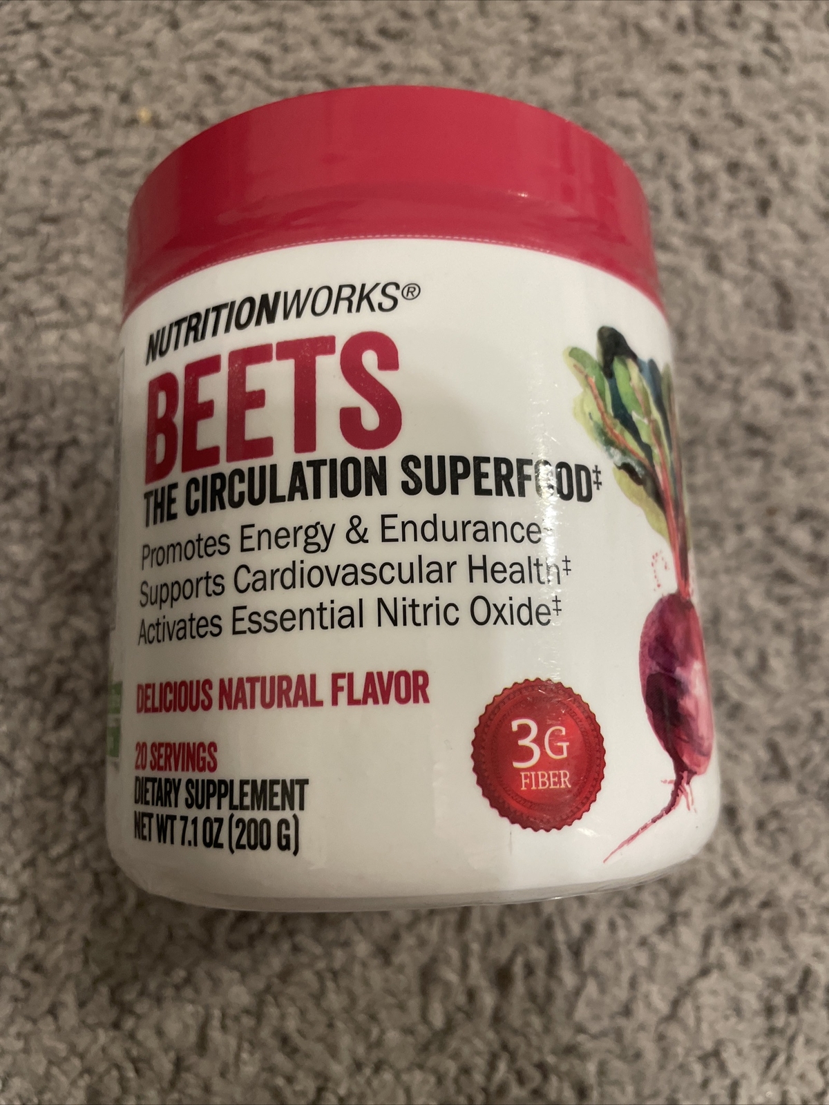 Nutrition Works Beets The Circulation Super Food Dietary Supplement