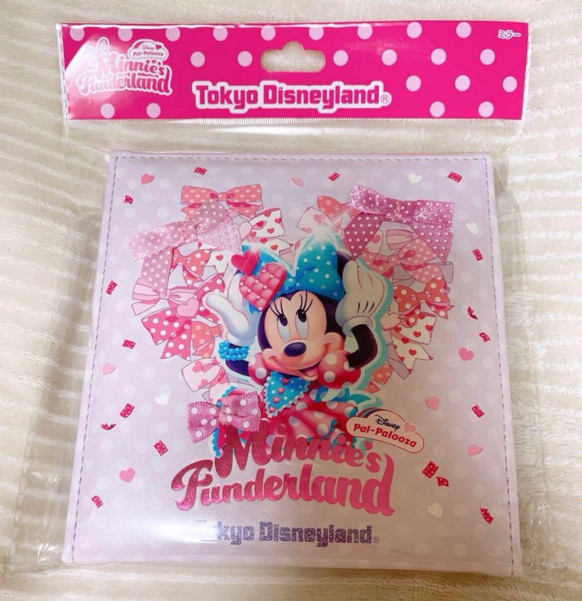 Japan Tokyo Disney Resort Store Minnie Mirror Funderland Ribbon