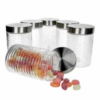 6Er Set Diana Vorratsglas 0,75L Vorratsdosen VorratsgläSer Aufbewahrung GläSer