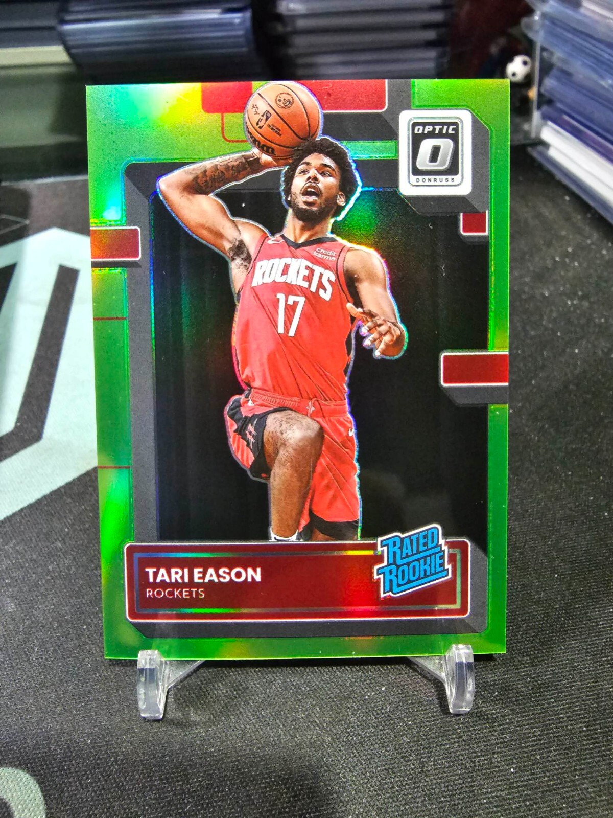 2022-23 Panini Donruss Optic Tari Eason #203 Lime Green 028/149 RC!