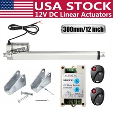 1500N 12" 12V Stroke Linear Actuator 330LBS W/ Motor Controller for Auto Medical