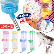 4PCS Pet Guinea Pig Rabbit Hamster Rat Drinker Drinking Water Bottle Feed 250ML