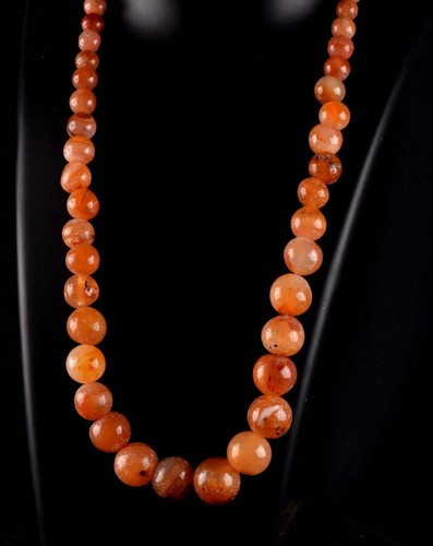 pink carnelian ,sulemani necklace guidance , protection good luck 10-20mm#6723 - Picture 8 of 9