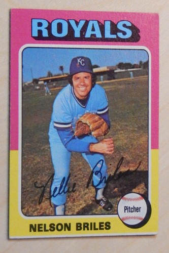 1975 Topps Kansas City Royals Baseball Cards - Set of 10 Near Mint & Excellent - Picture 11 of 20