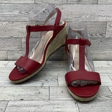 Cole Haan Elizabeth Platform T-Strap Sandals Size 8B